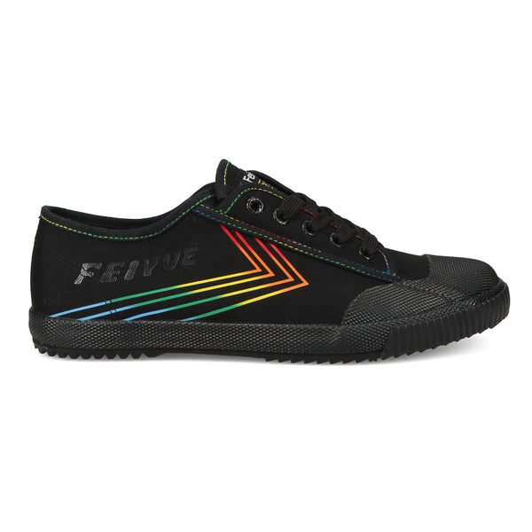 黒のレザー フラメンコシューズ FE LO 1920 | Black Canvas | Feiyue Shoes
