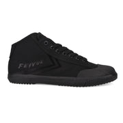 all black mid top Feiyue