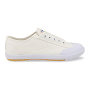 white slip on shoes