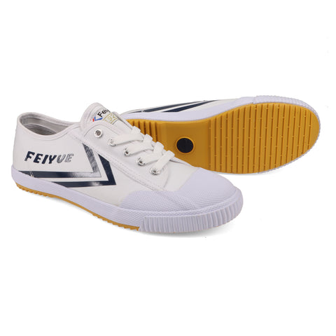 white and navy feiyue