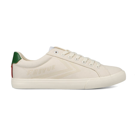 Feiyue DaFu 939 Womens 5 Sneakers Shoes Ivory Off White Lace Up Low