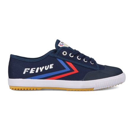 Fe Lo 1920 | White with Navy Logo | Feiyue Shoes 12M / White/Navy / Canvas