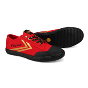 Feiyue x bruce lee red gold shoes