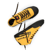 Bruce Lee Yellow High Top Shoes