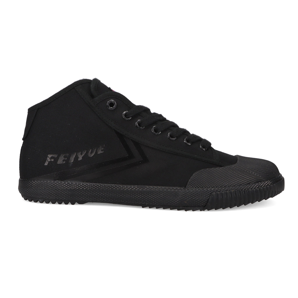 all black mid top Feiyue