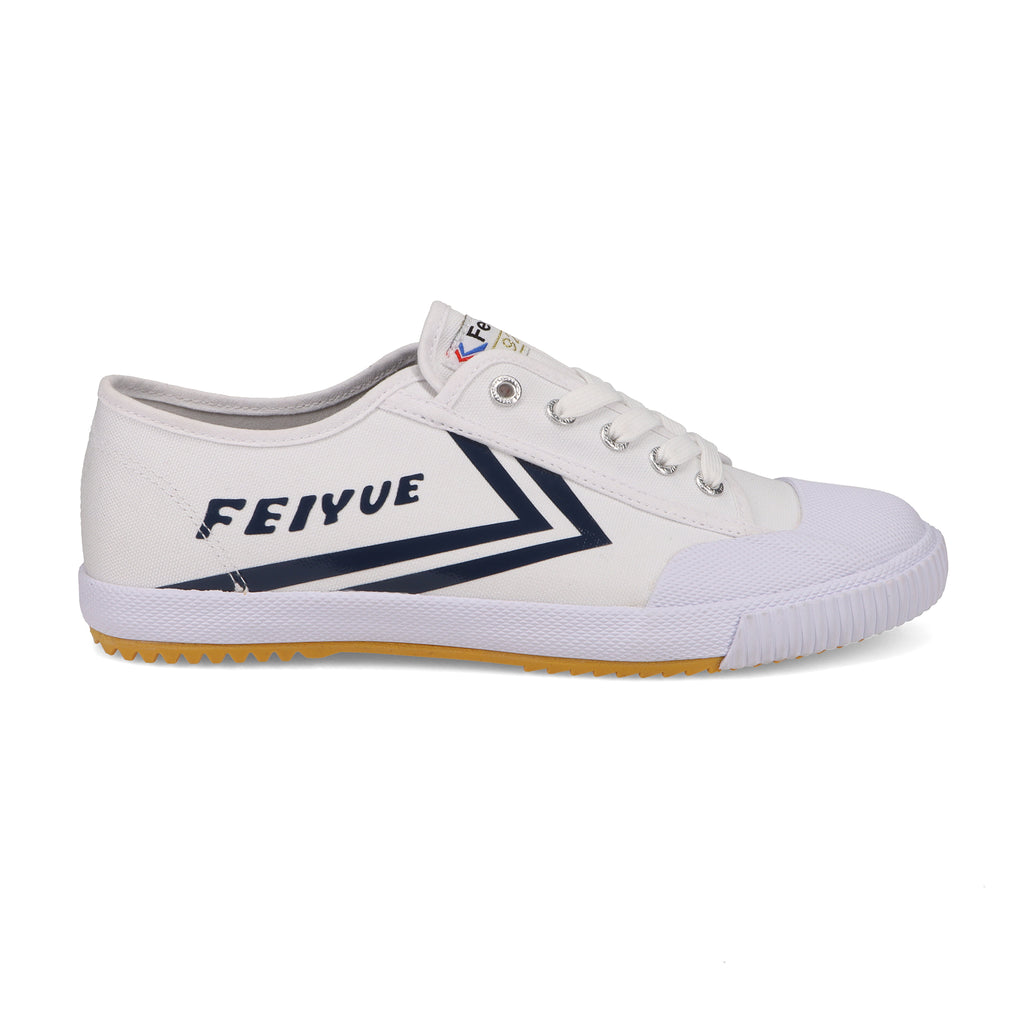 white and navy feiyue